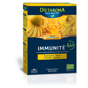 IMUNITATE - Echinacea Soc Shiitatake Cimbru 20 fiole, 200ml, sustine apararea naturala a organismului