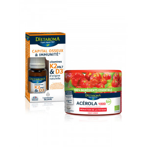 Pachet VITAMINE (VitaminaK2D3, Acerola 1000mg)
