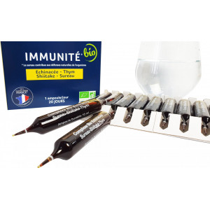 IMUNITATE - Echinacea Soc Shiitatake Cimbru 20 fiole, 200ml, sustine apararea naturala a organismului
