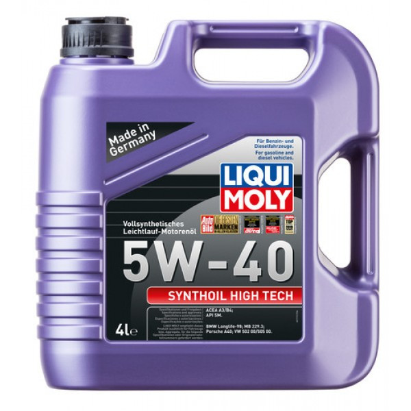 Liqui Moly Aceite De Motor Synthoil High Tech SAE 5W-40 HD 5L