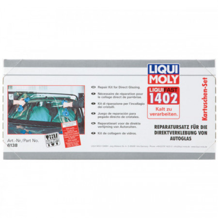 Trusa Liqui Moly montat geamuri LIQUIFAST 1402 - set cartuș