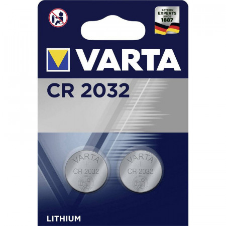 set-2-baterii-varta-cr-2032-lithium-buton-3V-foto-1