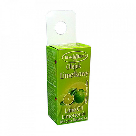 Ulei Esential de Lime Bamer, natural, pentru aromoterapie, cosmetica, baie, masaj, 7ml, foto 2