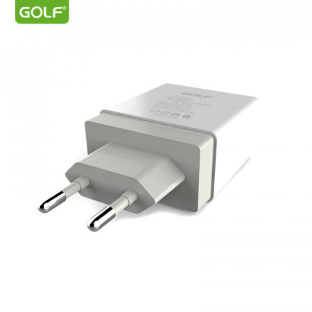 Incarcator Universal Telefon, pentru retea, Golf 2 x USB, 2,1A fara cablu