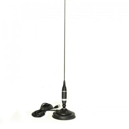Antena Radio CB, Sirio Omega 27 cu Baza Magnetica, 90cm