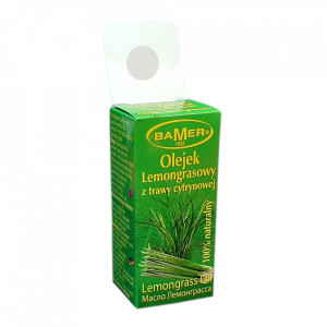 Ulei Esential de Lemongrass Bamer, natural, pentru aromoterapie, cosmetica, baie, masaj, 7ml, foto 2
