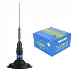 Antena Radio CB, President ML145 cu Baza Magnetica President, 153cm