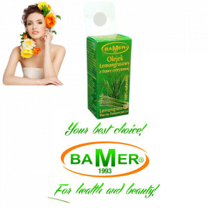 Ulei Esential de Lemongrass Bamer, natural, pentru aromoterapie, cosmetica, baie, masaj, 7ml, foto 3