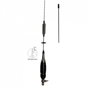 Antena CB Delta 862 cu Adaptor M6 Volvo, Scania, 73cm
