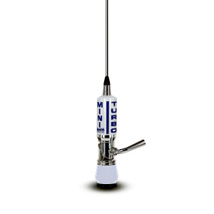 Antena CB Lemm Miniturbo AT-1002 Bianco, prindere fixa, 200W