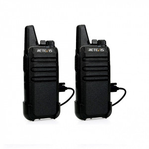 Set 2 Statii Radio Portabile, Retevis RT622 PMR446, Licenta Libera