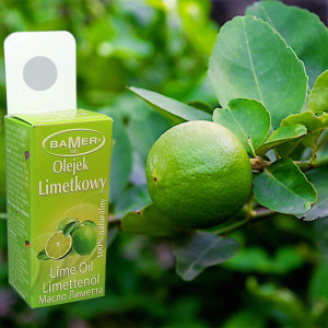 Ulei Esential de Lime Bamer, natural, pentru aromoterapie, cosmetica, baie, masaj, 7ml, foto 1