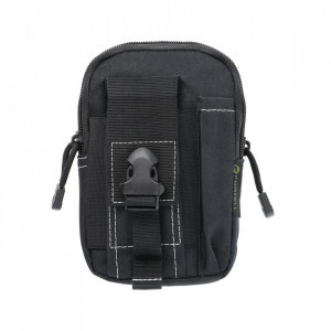 Borseta toc universala Ranger Black, atasabila curea