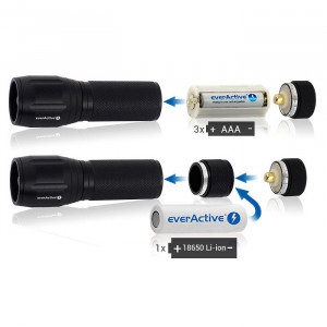 EverActive FL-300 Plus Lanterna LED Cree XP-G3 6W, 350lm, corp aluminiu-ft4