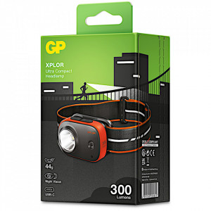 GP XPLOR PH16 Lanterna Frontala LED Reincarcabila-44grame-300lm-ft3
