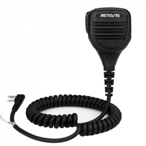 Microfon cu Difuzor Profesional Retevis, IP54 Rezistent la Intemperii , cablu ranforsat