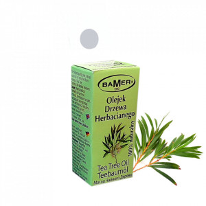 Ulei Esential de Tea Tree Bamer, 100% natural (Melaleuca Alternifolia Oil), pentru aromoterapie, cosmetica, baie, masaj, 7ml