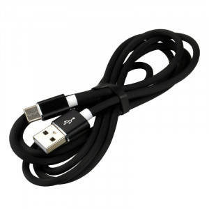 cablu-incarcare-telefon-everactive-silicon-usb-c-type-c-suport-fast-charge-3A-negru-1.5m-foto(3)
