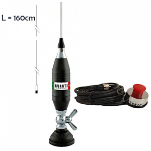 Antena CB Avanti Volo 160 + Suport de Portbagaj Avanti si Adaptor PL