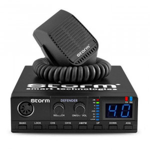 Statie Radio CB Storm Defender Versiunea 3 PRO, ASQ, 12V