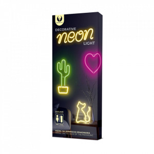 Ornament interior Neon LED red-lips USB-ft3