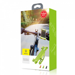 Suport Telefon pentru bicicleta Baseus Miracle Verde fosforescent