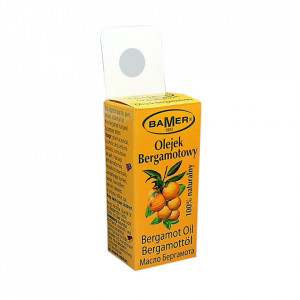 Ulei Esential de Bergamota Bamer, natural, pentru aromoterapie, cosmetica, baie, masaje, foto1