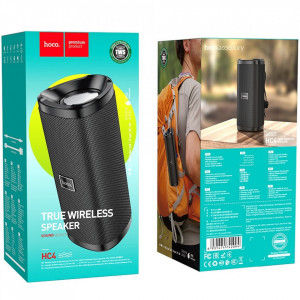 Boxa Portabila Bluetooth HOCO HC 4 True Wireless Speaker, Bella Sports, culoare negru, 1500mAh-ft4