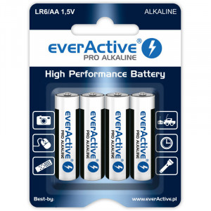 Everactive Set 4 Baterii Pro Alkaline AA, LR6 Blister