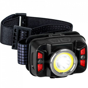 Lanterna LED frontala Vayox VA0025, XTE 5W + COB 10W, senzor IR, reincarcabila, 430lm