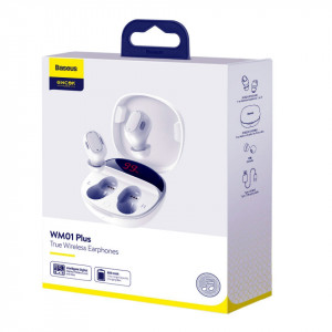 Casti Audio Bluetooth Baseus Encok WM01 Plus, Charging Case, Bluetooth V5.0 foto6