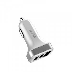 Incarcator telefon auto universal, Golf Quick Charge, LED Display, 2 x USB, 2.1A