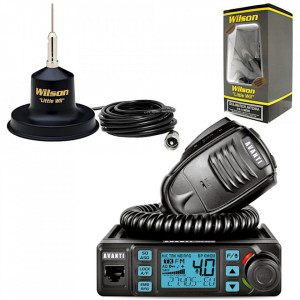 Set Statie CB Avanti DELTA 2 *pro-version* VOX, cu Antena Wilson Little Wil, Precalibrata