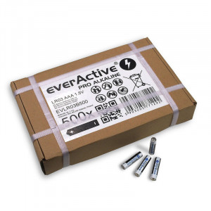 500 x Baterii Everactive Pro Alkaline LR03 AAA, Bulk