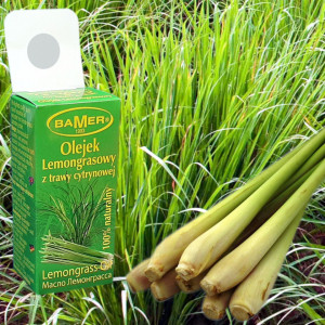 Ulei Esential de Lemongrass Bamer, natural, pentru aromoterapie, cosmetica, baie, masaj, 7ml, foto 1
