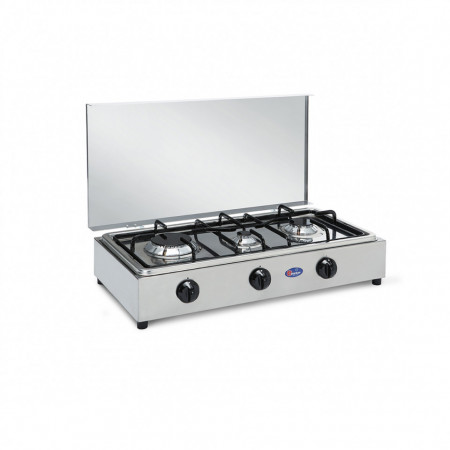 Fornello a gas a 3 fuochi per uso domestico mod. 300ACCGPS