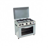 Baby cucina per uso domestico mod. FO600 SAGGP. Colore: Fianchi inox e coperchio grigio