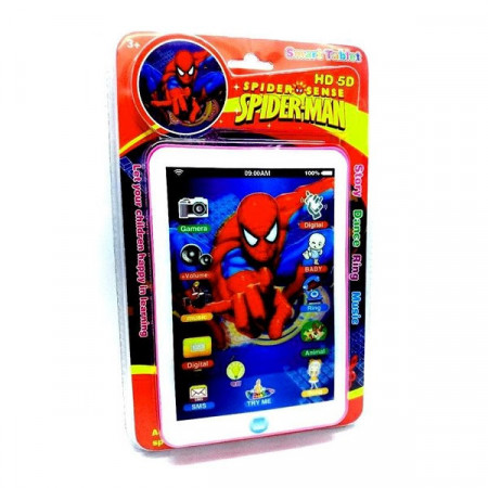 Pametni 5D tablet za decu na engleskom jeziku - Patrolne Šape, Frozen, Pepa Prase i Spiderman