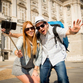 Selfie Stick sa priključkom za telefon i tasterom za slikanje