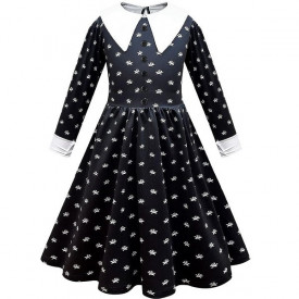 Kostim haljina Wednesday Addams u više dezena