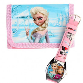 Frozen dečiji sat i novčanik