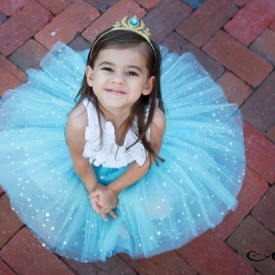 Frozen Elsa ili Ana kostim set - lepršava suknja,kruna,pletenica,čarobni štapić