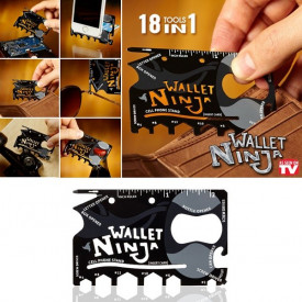 Ninja Wallet 18 u 1 multifunkcionalna alat kartica za sve