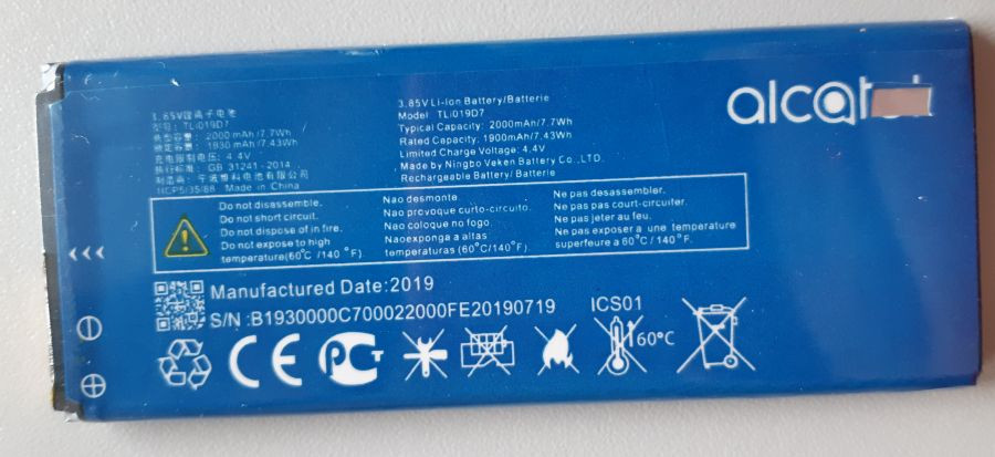 ALCATEL TLI019D7 Batteria Per Cellulare | BATTERIE