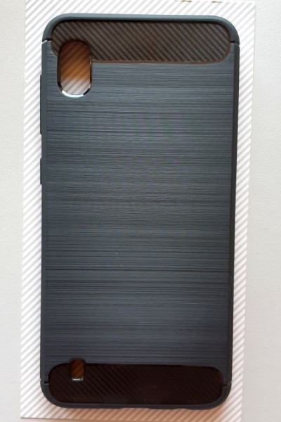 TPU maska BRUSHED za Samsung Galaxy SM-A105F A10 2019 (6.2") crna