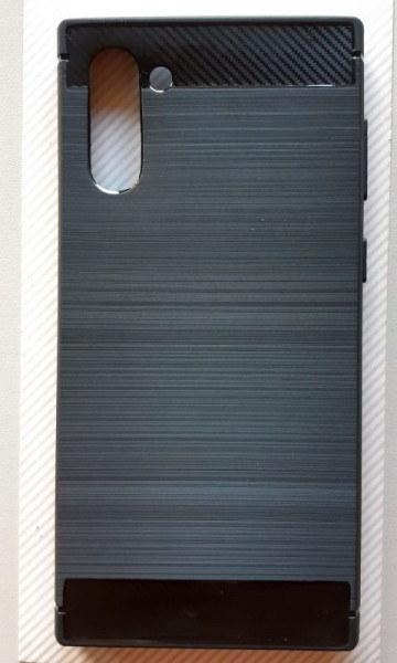 TPU maska BRUSHED za Samsung SM-N970F, Galaxy Note 10 2019 (6.3"), crna