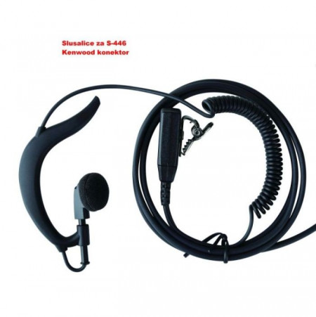 Slušalica s mikrofonom EP-1XK za voki toki Samcom CP-446S, Samcom CP-120, Samcom S-446, Kenwood 2PIN konektor