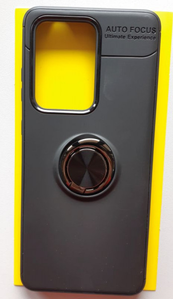 TPU Magnet RING maska za Samsung Galaxy S20 Ultra 2020 (6.9") crna