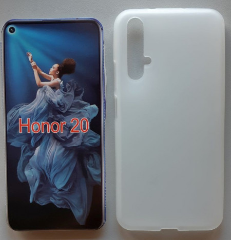 TPU maska PUDDING za Huawei Huawei Nova 5T, Honor 20 2019 (6.26"), crna ili bela