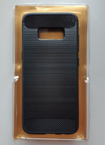 TPU maska BRUSHED SM-G950F GALAXY S8 BLACK